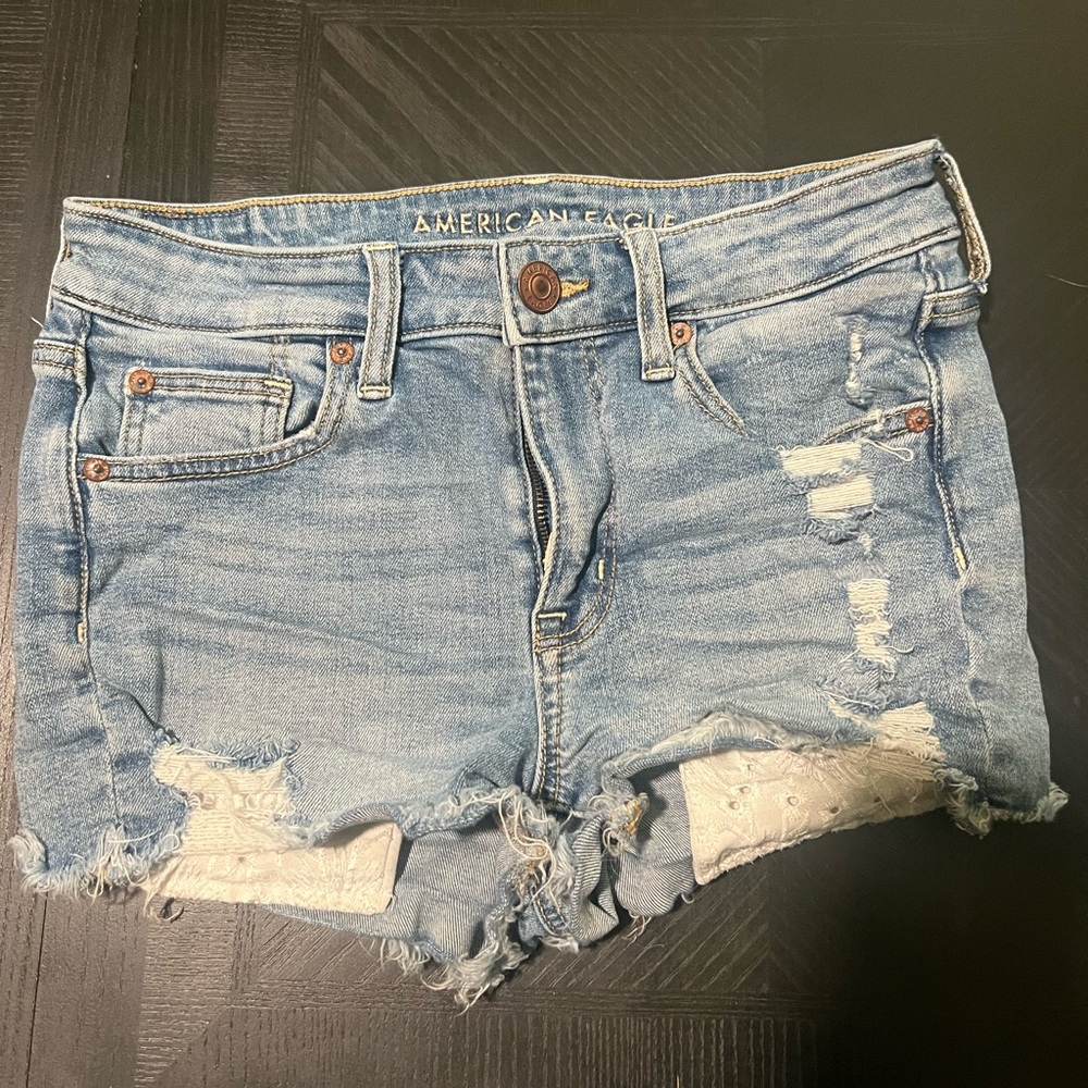 American Eagle high rise shortie size 4